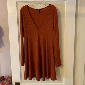 Burnt orange dress